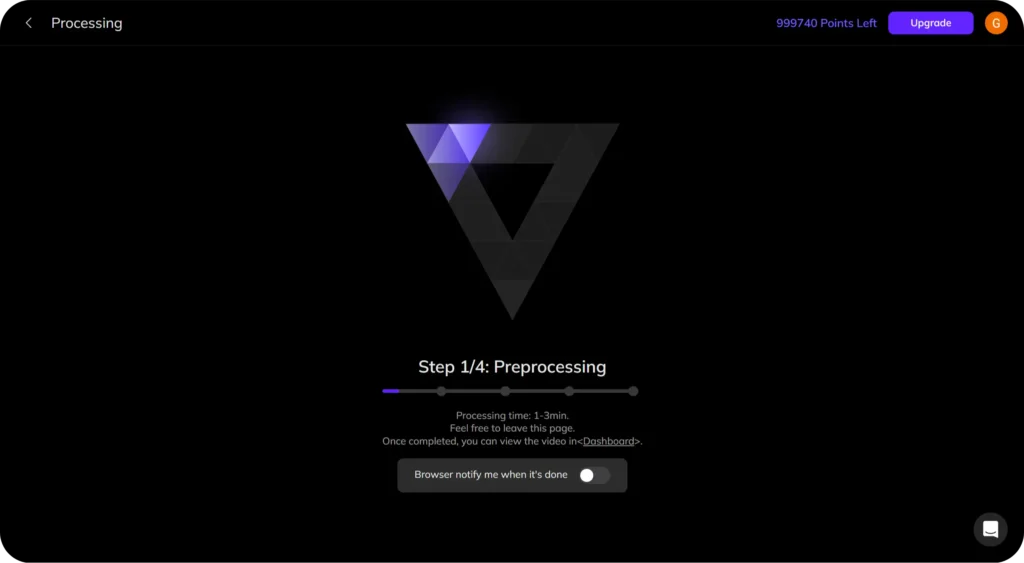 Processing Videos with Vozo