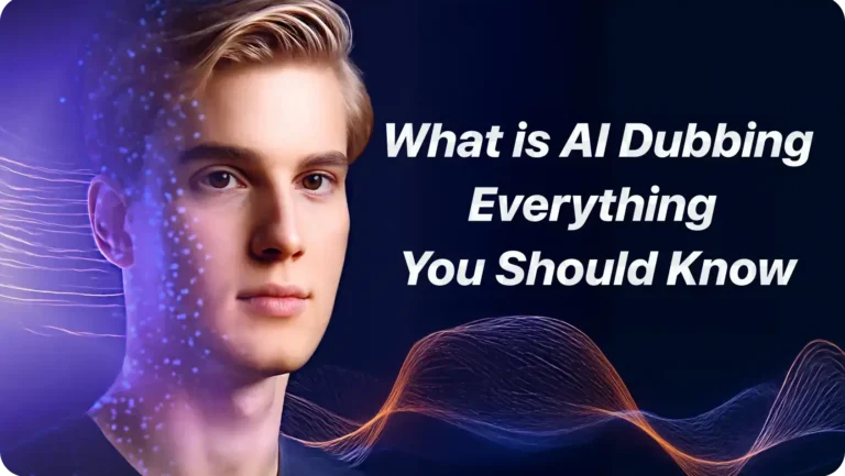 what is ai dubbing - vozo ai